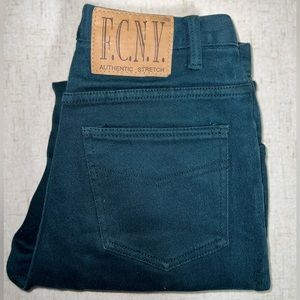 Vintage high waisted jeans-Green